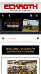Mobile Screenshot of eckrothequipment.com