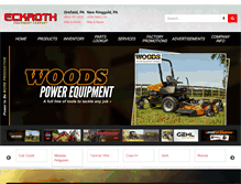 Tablet Screenshot of eckrothequipment.com